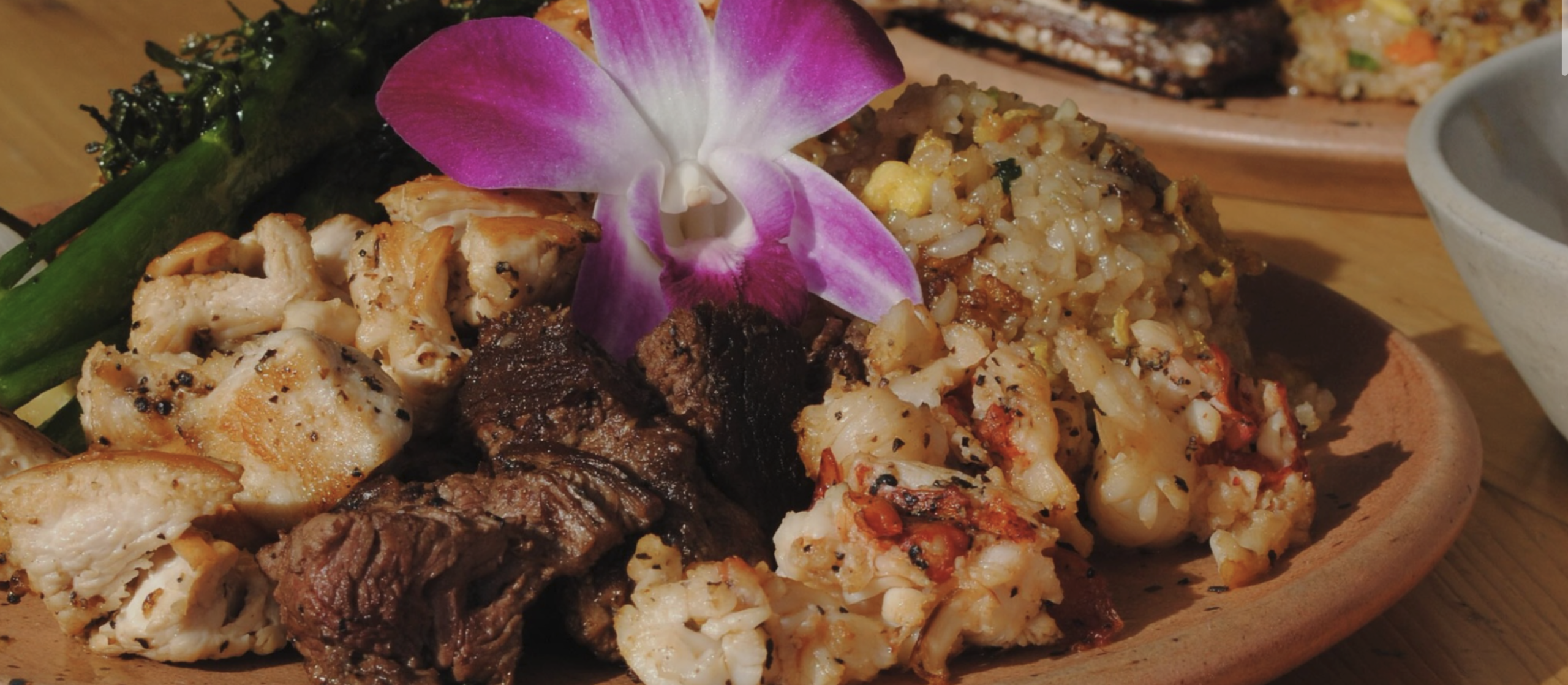 Michelin Bib Gourmand restaurant, hibachi and tiki concept